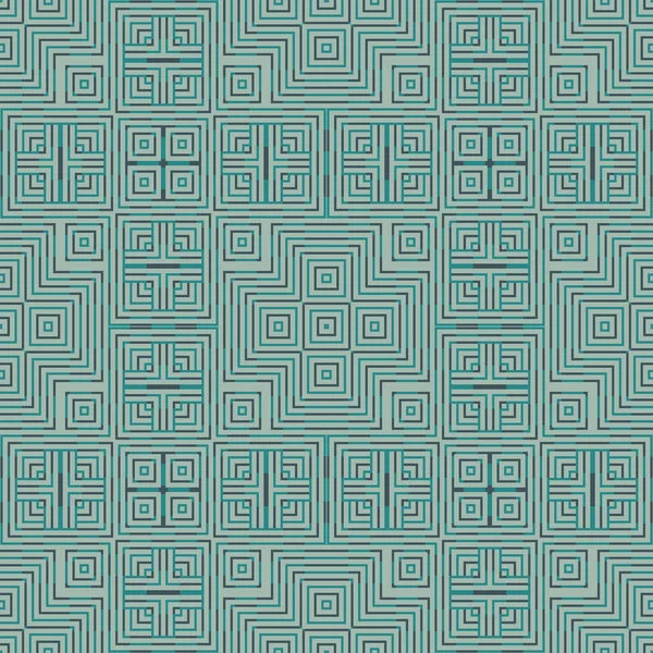 Abstract Geruit Geometrisch Naadloos Patroon Gestreept Vierkant Mozaïek Tegelachtergrond Inpakpapier — Stockvector