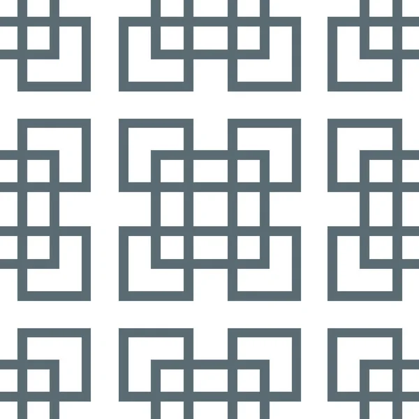 線形幾何学的なシームレスパターン ベクターイラスト — ストックベクタ
