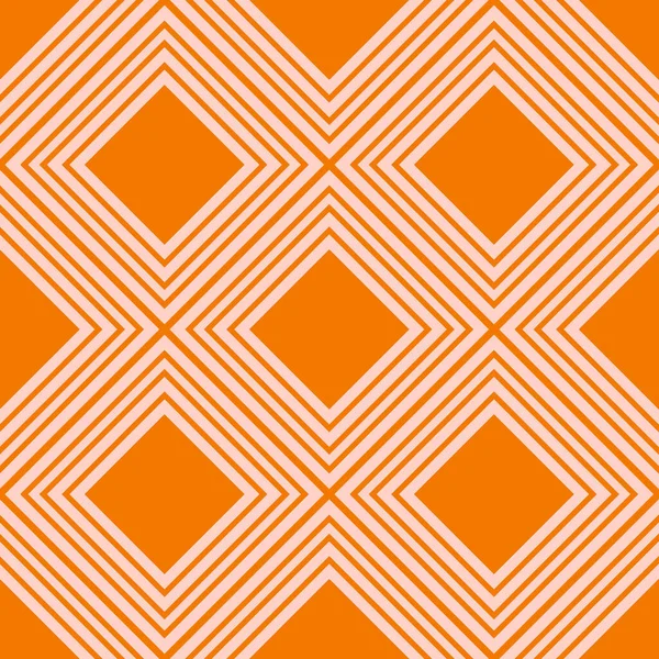Lineare Geometrische Nahtlose Muster Hintergrund Mit Quadraten Vektorillustration — Stockvektor