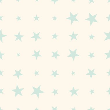 Pastel naneli ve yarım tonlu, yıldızsız, soyut arkaplan. Sonsuz geometrik desen. Vektör illüstrasyonu.