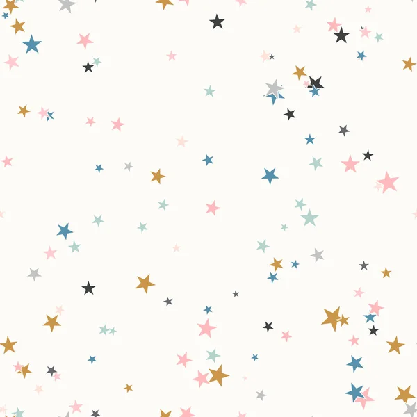 Бесшовный Абстрактный Фон Звездами Бесконечность Грязный Геометрический Узор Векторная Иллюстрация — стоковый вектор