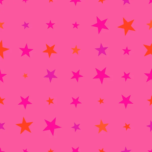 Bunte Festliche Nahtlose Muster Abstrakter Hintergrund Mit Orangen Rosa Violetten — Stockvektor