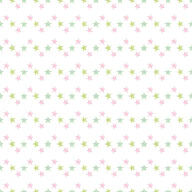 Beyaz zemin üzerinde yıldızlar olan kusursuz desen. Vektör illüstrasyonu.