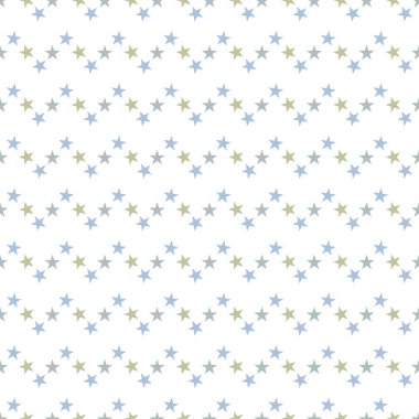Beyaz zemin üzerinde yıldızlar olan kusursuz desen. Vektör illüstrasyonu.