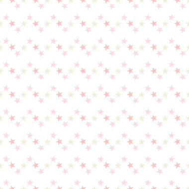 Beyaz zemin üzerinde yıldızlar olan kusursuz desen. Vektör illüstrasyonu.