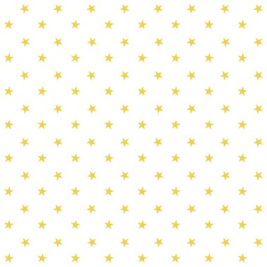 Beyaz zemin üzerinde yıldızlar olan kusursuz desen. Vektör illüstrasyonu.