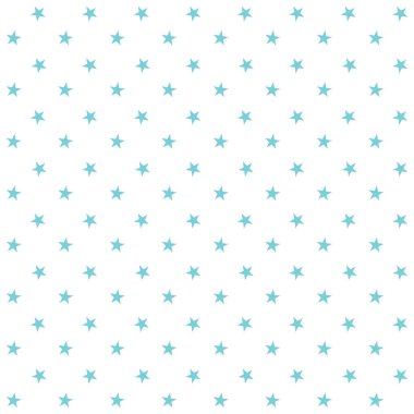 Beyaz zemin üzerinde yıldızlar olan kusursuz desen. Vektör illüstrasyonu.