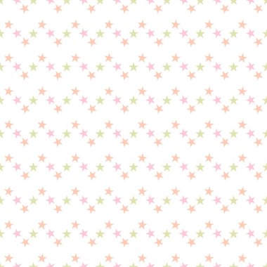 Beyaz zemin üzerinde yıldızlar olan kusursuz desen. Vektör illüstrasyonu.