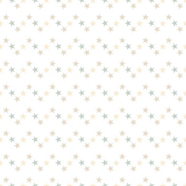 Beyaz zemin üzerinde yıldızlar olan kusursuz desen. Vektör illüstrasyonu.