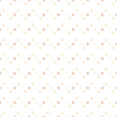 Beyaz zemin üzerinde yıldızlar olan kusursuz desen. Vektör illüstrasyonu.