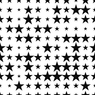 Yarım ton yıldızlı, soyut, pürüzsüz bir desen. Geometrik arkaplan. Ekran baskısı. Vektör illüstrasyonu.  