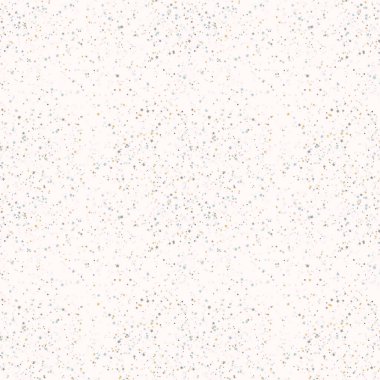 Renkli kaotik küçük daireler ve bej üzerine yıldızlar olan soyut, pürüzsüz desenler. Sonsuz geometrik desen. Vektör illüstrasyonu.     