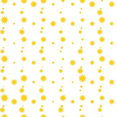 Yıldızlı kusursuz desen. Gökyüzü arka planı. Güzel ambalaj kağıdı. Vektör illüstrasyonu.