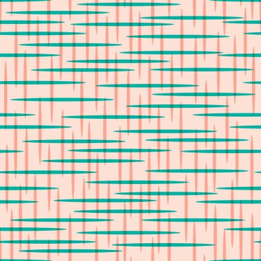 İnce renkli şeffaf kesişen çizgilerle soyut, pürüzsüz desen. Vektör illüstrasyonu.