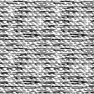 Doğrusal geometrik dikişsiz desen. Siyah beyaz desenli arka plan, kareler, şeritler. Vektör illüstrasyonu.
