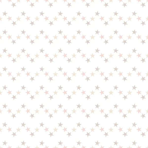 Seamless Pattern Stars White Background Vector Illustration — Stock Vector