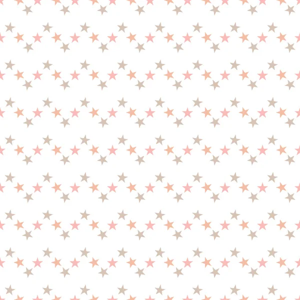 Seamless Pattern Stars White Background Vector Illustration — Stock Vector