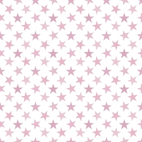 Seamless Pattern Stars White Background Vector Illustration — Stock Vector