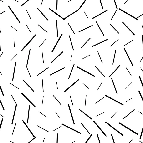 抽象的な乱雑なテクスチャのグランジシームレスなパターンスティック 正方形 幾何学的形状 ベクターイラスト — ストックベクタ