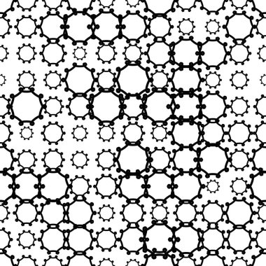 Grunge yarım ton geometrik şekilli siyah ve beyaz desenli, desen sonsuzdur. Soyut geometrik arkaplan. Ekran baskısı. Vektör illüstrasyonu.