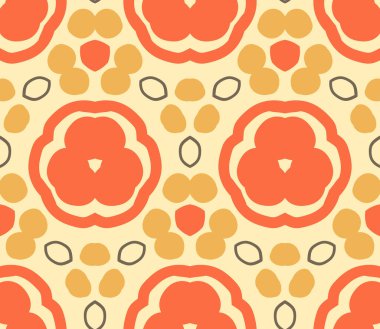 Soyut geometrik dikişsiz desen. Döşeme arkaplanı. Farklı şekillerde sonsuzluk ambalaj kağıtları. Yaratıcı doku. Vektör illüstrasyonu.  