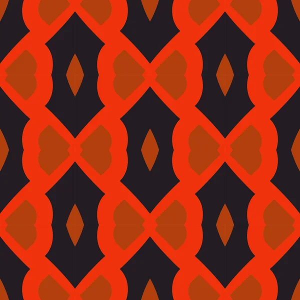 Patrón Sin Costura Geométrica Fantasía Abstracta Con Diferentes Formas Mosaico — Vector de stock