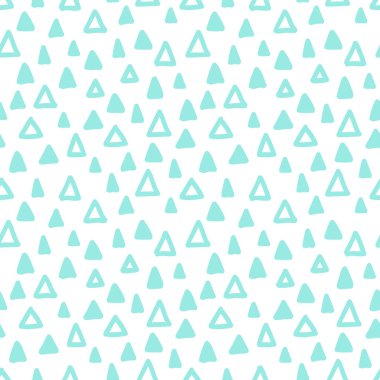 Kusursuz el çizimi geometrik desen. Kusursuz soyut karalama üçgeni geometrik arka plan. Sonsuz geometrik desen. Vektör illüstrasyonu.