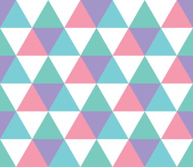 Kusursuz geometrik desen. Kusursuz soyut üçgen geometrik arkaplan. Sonsuz geometrik desen. Vektör illüstrasyonu.