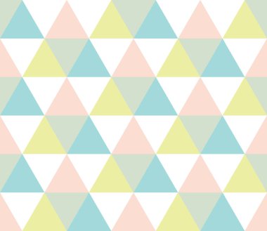 Kusursuz geometrik desen. Kusursuz soyut üçgen geometrik arkaplan. Sonsuz geometrik desen. Vektör illüstrasyonu.