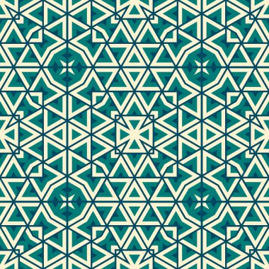 Çizgili üçgen, eşkenar dörtgen, altıgensiz desen. Doğrusal geometrik arkaplan. Paket kağıdı. Vektör illüstrasyonu.        