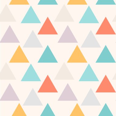 Üçgen arka plan. Kusursuz geometrik desen. Soyut üçgen geometrik arkaplan. Vektör illüstrasyonu.