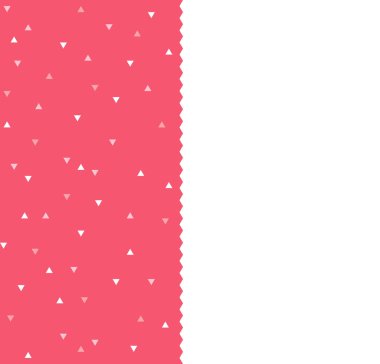 Pürüzsüz üçgen desenli kart. Boş alanı olan bir broşür. Geometrik şekillerin deseni. Renkli mozaik fon. Geometrik arkaplan. Üçgen arka plan. Vektör illüstrasyonu.