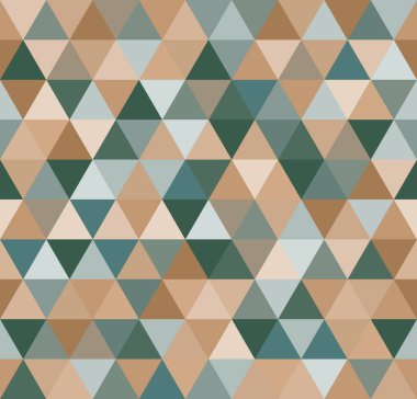 Kusursuz soyut renkli üçgen geometrik arkaplan. Sonsuz bir düzen. Vektör illüstrasyonu.