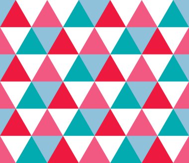 Kusursuz geometrik desen. Kusursuz soyut üçgen geometrik arkaplan. Sonsuz geometrik desen. Vektör illüstrasyonu.