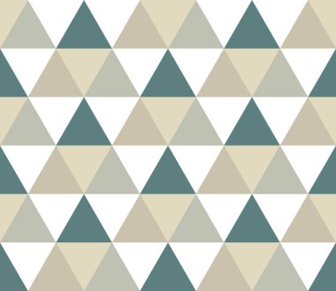 Kusursuz geometrik desen. Kusursuz soyut üçgen geometrik arkaplan. Sonsuz geometrik desen. Vektör illüstrasyonu.