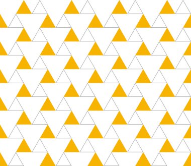 Üçgen arka plan. Kusursuz geometrik desen. Kusursuz soyut üçgen geometrik arkaplan. Sonsuz geometrik desen. Vektör illüstrasyonu.