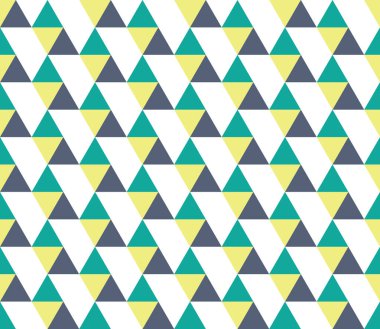Kusursuz trapezyum geometrik desen. Kusursuz soyut üçgen geometrik arkaplan. Sonsuz geometrik desen. Vektör illüstrasyonu.