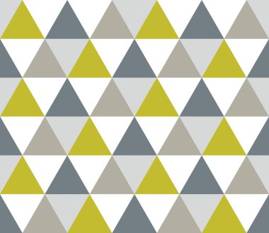 Üçgen arka plan. Kusursuz geometrik desen. Kusursuz soyut üçgen geometrik arkaplan. Sonsuz geometrik desen. Vektör illüstrasyonu.