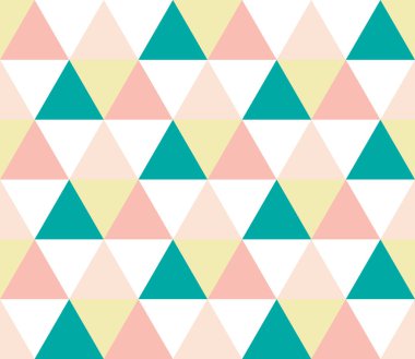 Üçgen arka plan. Kusursuz geometrik desen. Kusursuz soyut üçgen geometrik arkaplan. Sonsuz geometrik desen. Vektör illüstrasyonu.