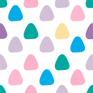 Güzel soyut üçgen dikişsiz desen. Vektör illüstrasyonu.