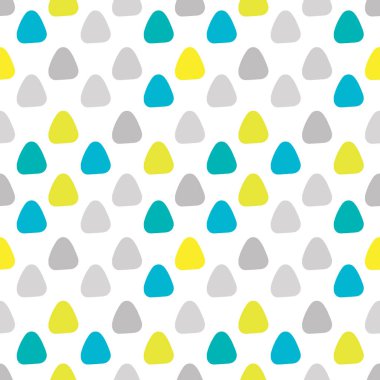 Güzel soyut üçgen dikişsiz desen. Vektör illüstrasyonu.