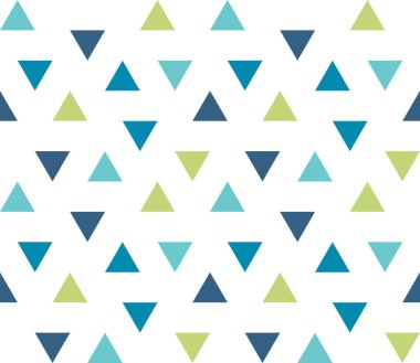 Kusursuz geometrik desen. Kusursuz soyut üçgen geometrik arkaplan. Sonsuz geometrik desen. Vektör illüstrasyonu.