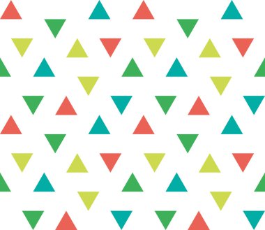 Kusursuz geometrik desen. Kusursuz soyut üçgen geometrik arkaplan. Sonsuz geometrik desen. Vektör illüstrasyonu.
