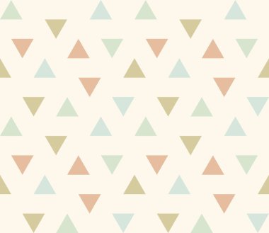 Kusursuz geometrik desen. Kusursuz soyut üçgen geometrik arkaplan. Sonsuz geometrik desen. Vektör illüstrasyonu.