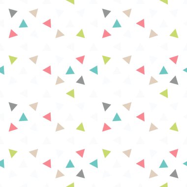 Üçgen arka plan. Kusursuz geometrik desen. Kusursuz soyut üçgen geometrik arkaplan. Sonsuz geometrik desen. Vektör illüstrasyonu.