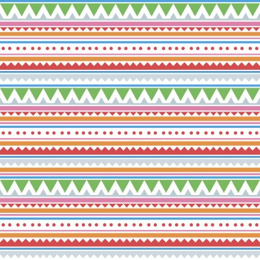 Etnik, pürüzsüz bir model. Kabile geçmişi. Vektör illüstrasyonu.