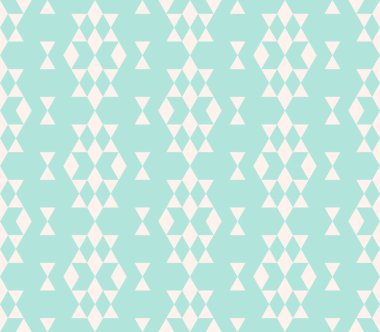 Üçgenli, etnik ve kusursuz bir model. Kabile geometrik arka planı. Vektör illüstrasyonu.