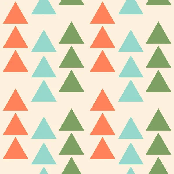 Triangolo Senza Soluzione Continuità Sfondo Astratto Motivo Geometrico Infinito Illustrazione — Vettoriale Stock