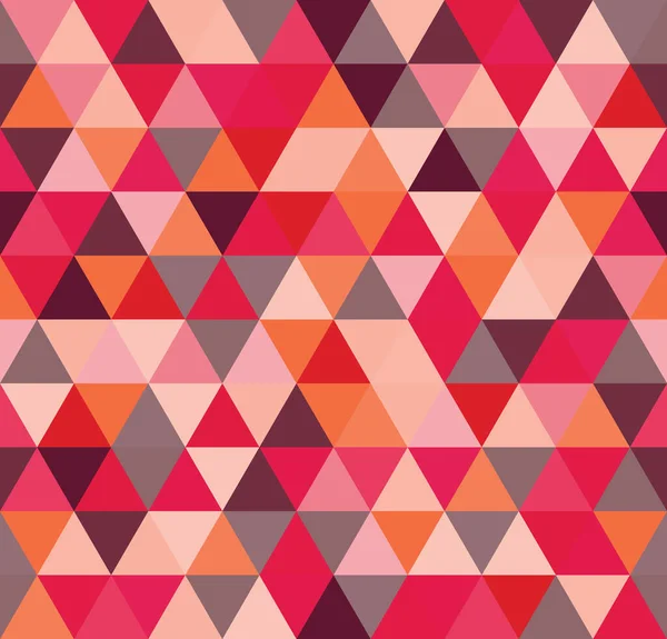 Nahtlose Abstrakte Bunte Dreieck Geometrischen Hintergrund Endloses Muster Nahtlose Vektorillustration — Stockvektor