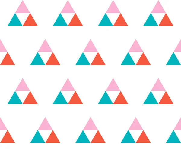 Fond Triangulaire Modèle Géométrique Sans Couture Fond Géométrique Triangle Abstrait — Image vectorielle